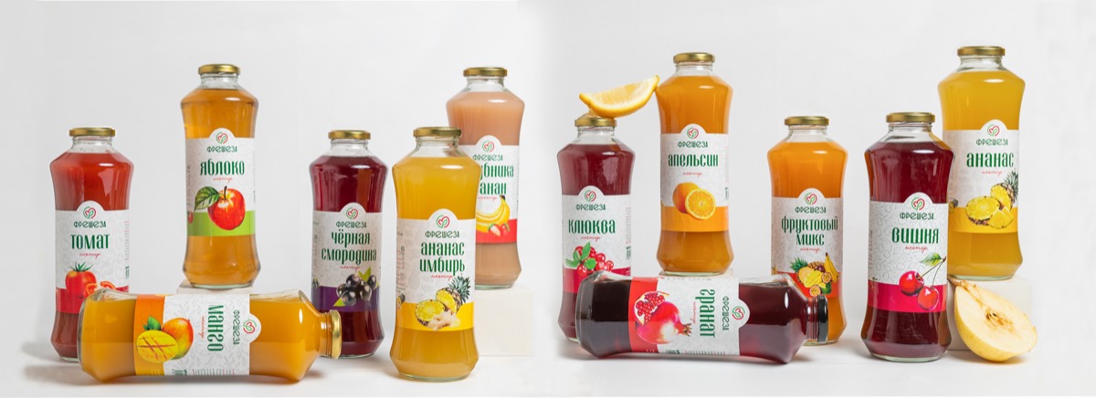 Полная линейка нектаров Фрешеза — все вкусы